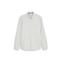 Tom Tailor Shirt Structured White Green